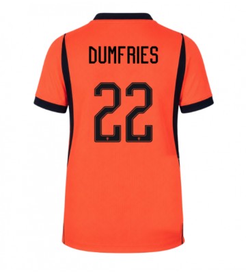Holland Denzel Dumfries #22 Hjemmebanetrøje VM 2026 Kortærmet